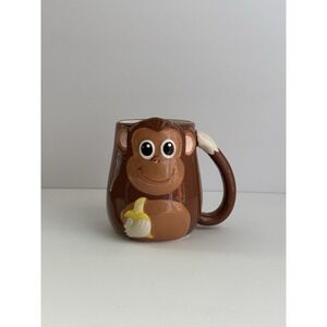 Monkey with Banana Coffee Mug / Cup Made By Tag